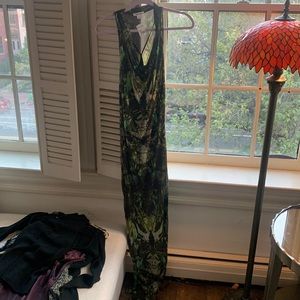 Helmut Lang maxi dress, camo print new with tags